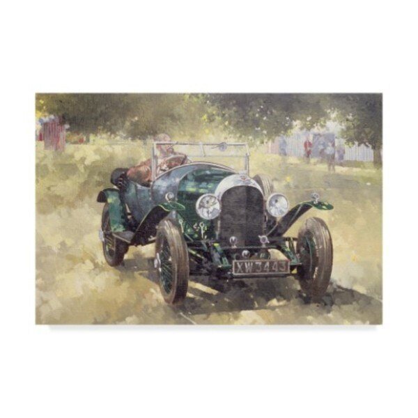 Peter Miller 'The Green Bentley at Althorp' Canvas Art, 16x24, Trademark Fine Art, Mfr#: BL01819-C1624GG